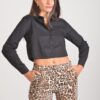 cropped top πουκάμισο