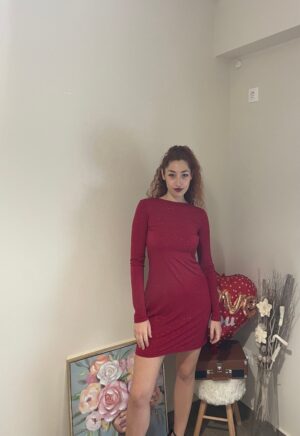 φόρεμα κόκκινο