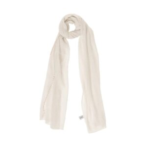 εσάρπα λευκή με λάμψη