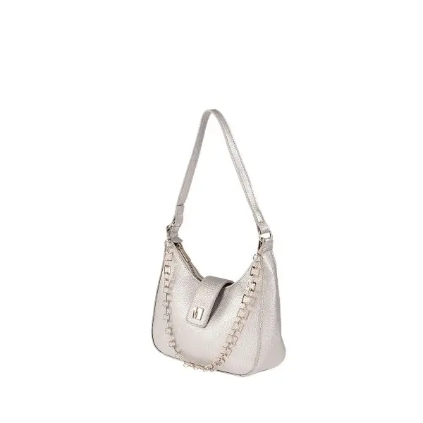 τσάντα χιαστί Modissimo ασημένια