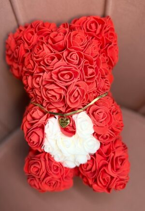 αρκουδάκι με κολιέ