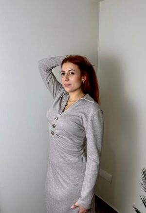 πλεκτό φόρεμα καθημερινό