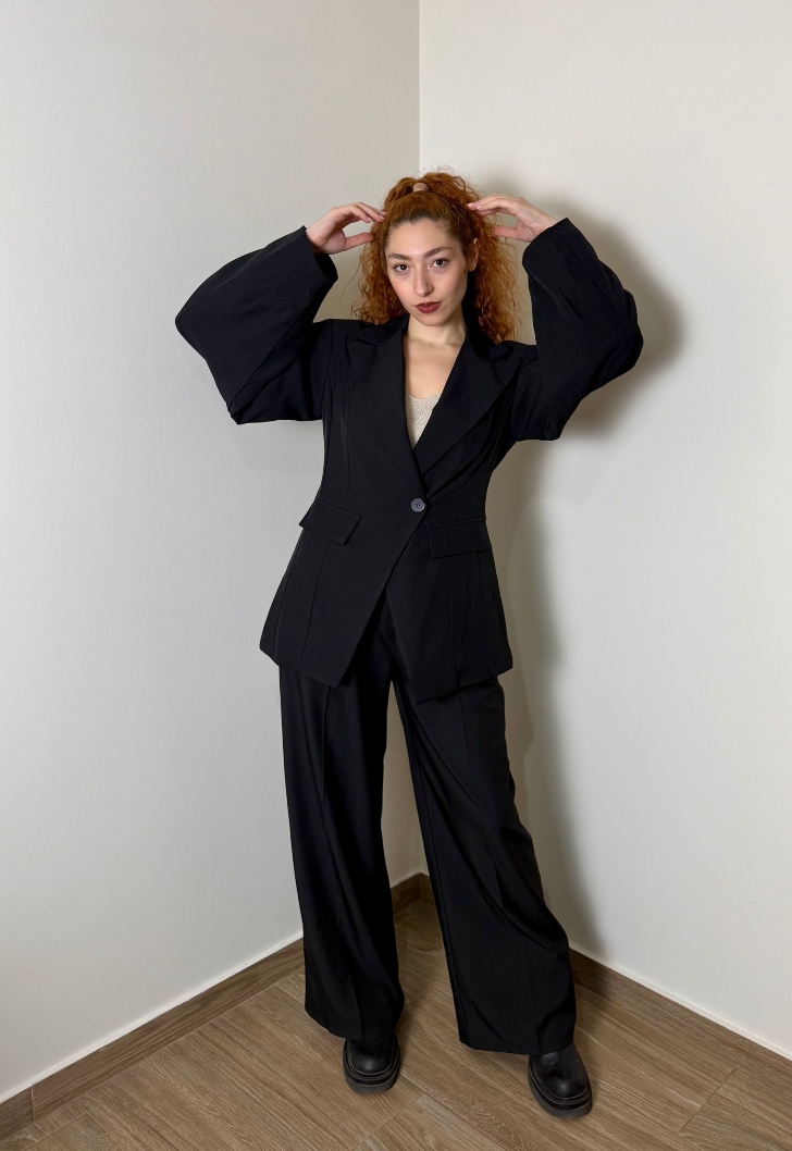 σετ κουστούμι μαύρο