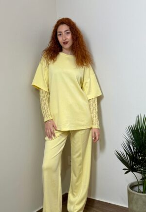 σετ φόρμα κίτρινο