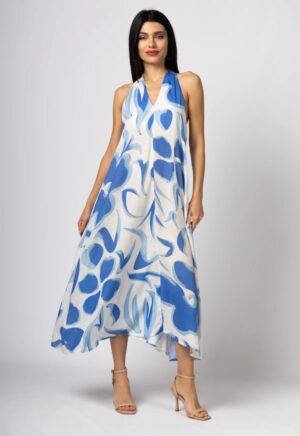 φόρεμα μπλε αέρινο