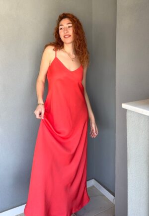 φόρεμα κοραλί