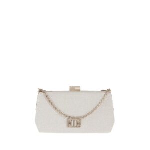 τσαντάκι αμπιγιέ ασημένιο