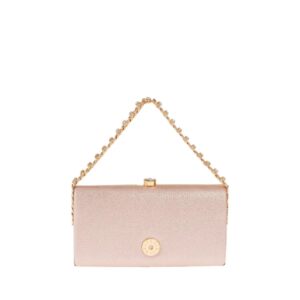 τσαντάκι αμπιγιέ ροζ χρυσό